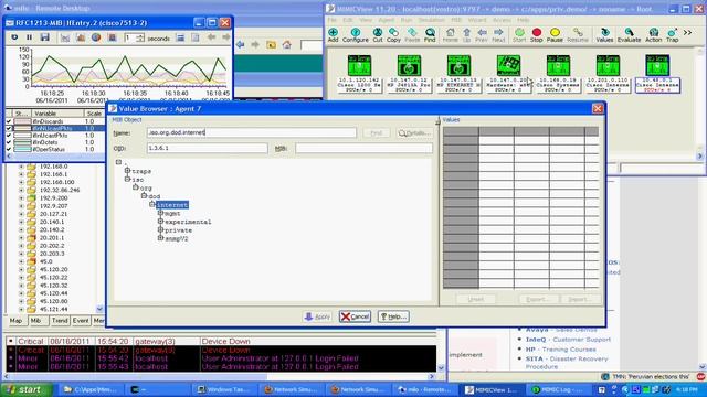 Changing statistics values in MIMIC SNMP Simulator смотреть онлайн