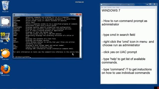 Windows 7 How to run command prompt as admin смотреть онлайн