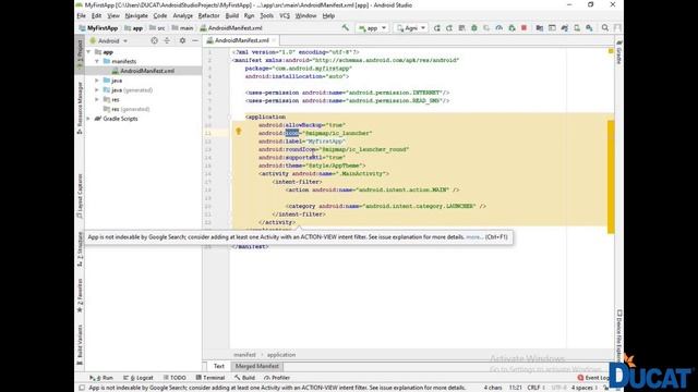 Android Project Directory | Tutorial | Ducat India смотреть онлайн