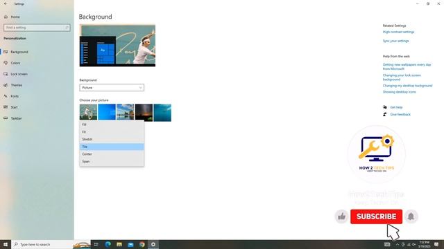 How To Change Background Wallpaper On Windows 10 / 11 смотреть онлайн