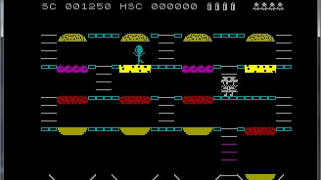 Mr. Wimpy - ZX Spectrum - emulador Xpeccy 0.6 - probado Windows 7 x64 смотреть онлайн