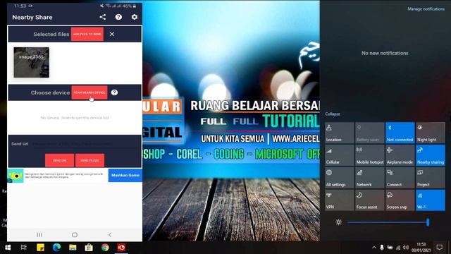 Cara berbagi dan menerima data menggunakan Nearby Sharing Windows 10 смотреть онлайн