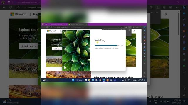 Best Windows 10,11 auto wallpaper changer daily - Bing Wallpaper app смотреть онлайн