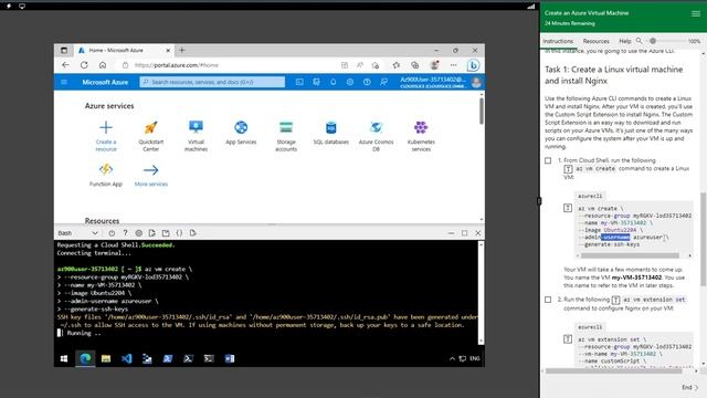 Lab 2 AZ 900 Create an Azure VM Learning Path 2 смотреть онлайн