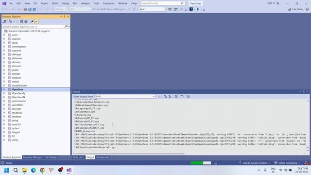 OpenSees v3.5.0 Source Code Compilation - Windows 11 - VS 2022 - Both OpenSees.exe and OpenSees.pyd смотреть онлайн