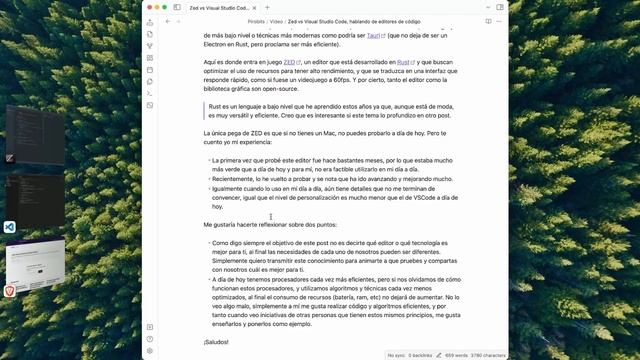 Zed vs Visual Studio Code: hablando de editores смотреть онлайн