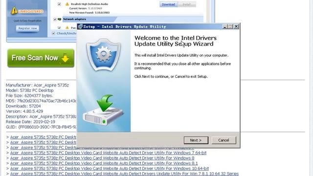 Acer_Aspire 5735z 5738z PC Desktop Video Card Website Auto Detect Driver Utility смотреть онлайн