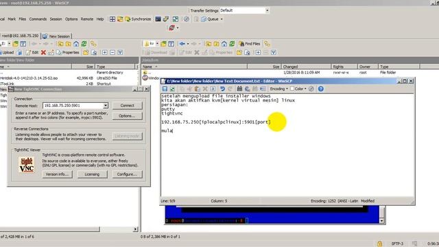 tutorial manual install windows di virtual mesin linux gacape (KVM) смотреть онлайн