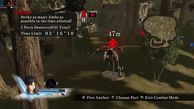 [PS3 Emulator] RPCS3 10K Res Test | Attack on Titan смотреть онлайн