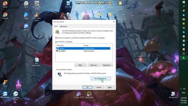 control userpasswords2