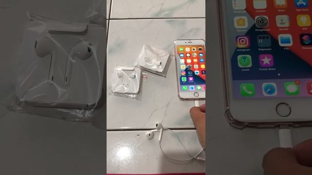 Earpods With Lightning Connector for Iphone Original Cabutan Iphone | Shalihat Mode On Tokopedia смотреть онлайн