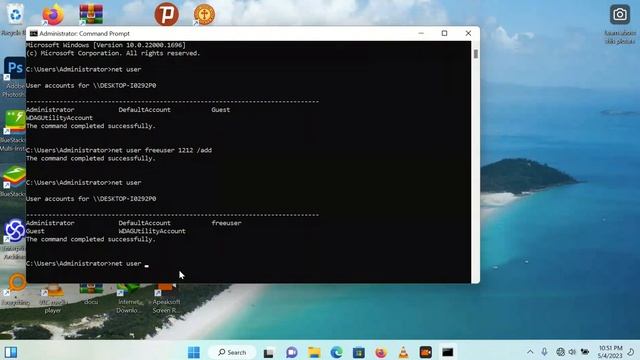 Add, Delete and change windows account user password using cmd | cmd በመጠቀም user አካውንት አድ ድሌት ማድረግ። смотреть онлайн