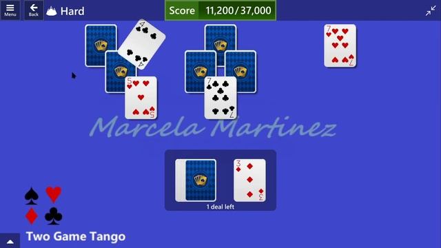 Two Game Tango Game #19 | October 11, 2023 Event | TriPeaks Hard смотреть онлайн