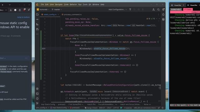 Fixing an FFM Config Bug, Job Hunting Blues | Rust Programming🦀 | Komorebi | Windows 11 Tiling WM смотреть онлайн