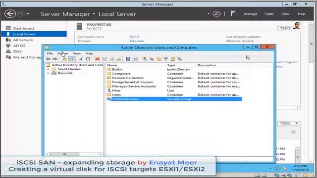 Video 6A - Preparing iSCSI storage for ESXi 6.5 Hosts Step by Step смотреть онлайн