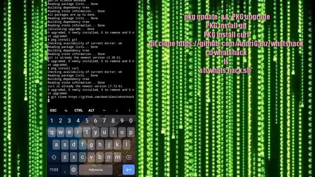 cara hack no wa di android melalui termux 2020 смотреть онлайн