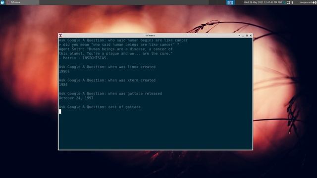 tuxi - Hey Google, Answer My Questions via Commandline - Linux CLI смотреть онлайн