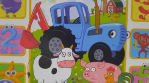 Синий Трактор Едет трактор По ПОЛЯМ Малыш Синий Трактор считает до 10