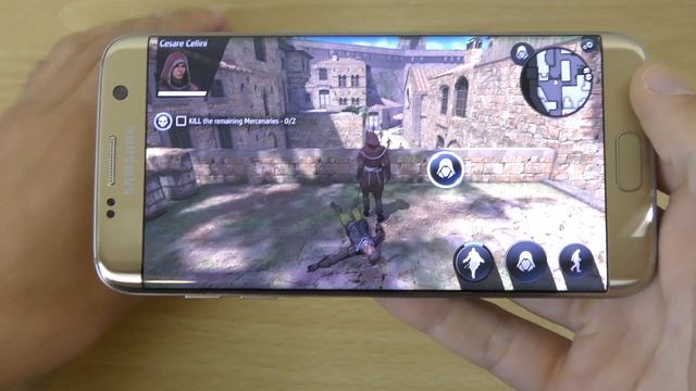 Galaxy S7 Edge vs iPhone 6S+ Assassin's Creed Identity - Gameplay Comparison! смотреть онлайн