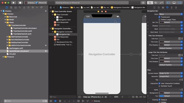 The Launch Screen - Part 38 - Itinerary App (iOS, Xcode 10, Swift 4) смотреть онлайн