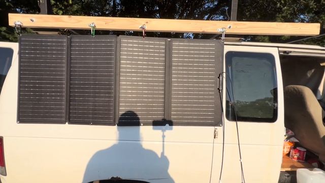 Van Life - Ultimate Portable Solar Panel setup - build and test - EcoFlow 160watt смотреть онлайн
