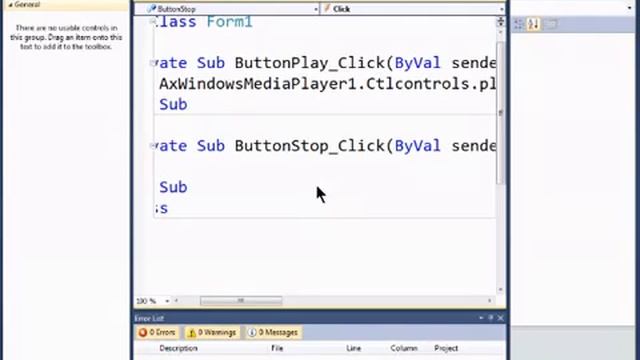 Visual Basic 2010 Express Tutorial 7 Playing Movies With Windows Media Player 2 смотреть онлайн
