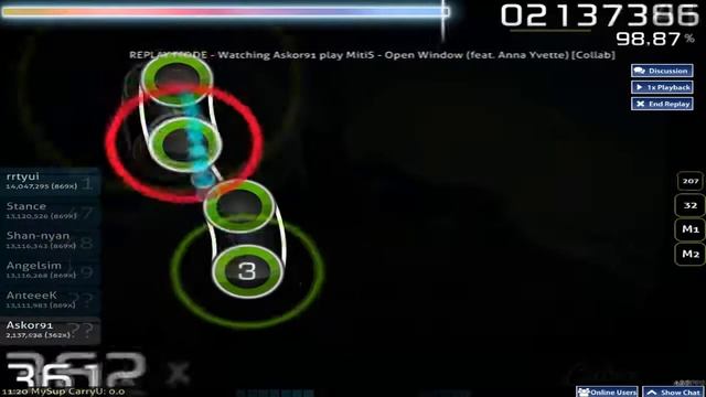 Osu! MitiS - Open Window [Collab] смотреть онлайн