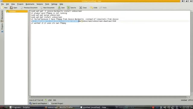 Debian Jessie Vokoscreen "ffmpeg is not running" Fix смотреть онлайн