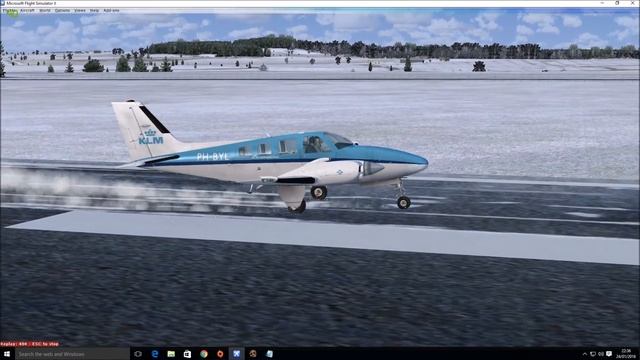 Flight Simulator X - Carenado B58 Baron смотреть онлайн