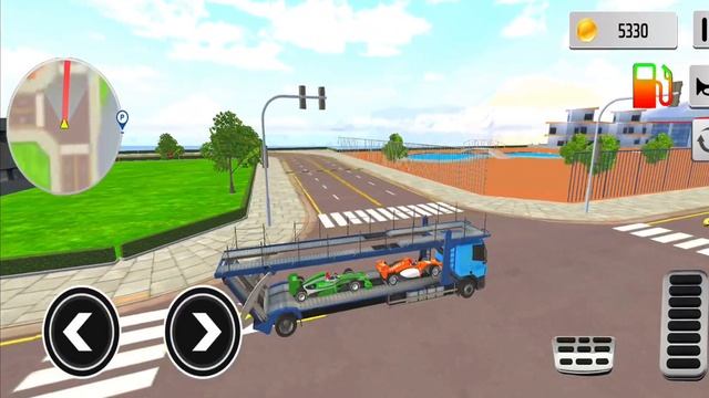 Formula Car Transporter Simulator ! Car Transporter Track game - Android Gameplay смотреть онлайн