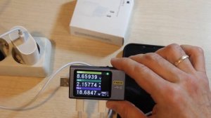 Проверка оригинального блока с быстрой зарядкой 20w от apple