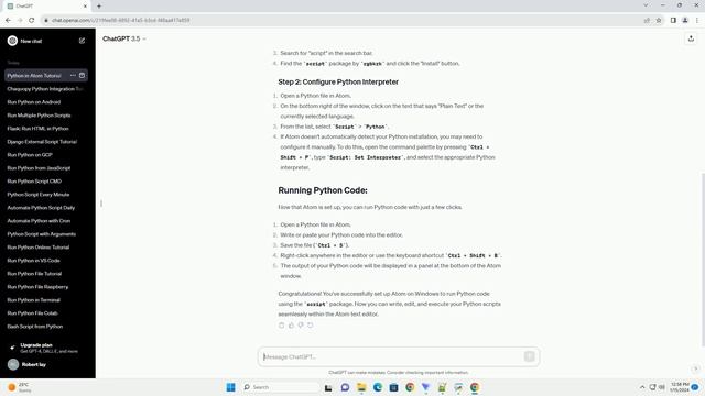 run python code in atom windows смотреть онлайн