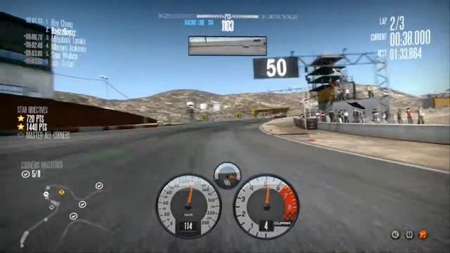 Need For Speed Shift Gameplay HD - Works tuned Seat Leon Cupra on Willow Springs GP смотреть онлайн