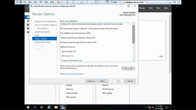 configure Active Directory on windows 2019 смотреть онлайн
