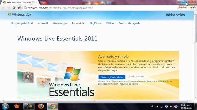 como obtener windows live essentials 2011 (win 7) смотреть онлайн