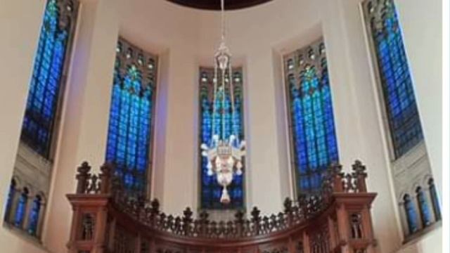 Fall River Massachusetts First Congregational Church Stained Glass Windows Made By Tiffany & Co смотреть онлайн