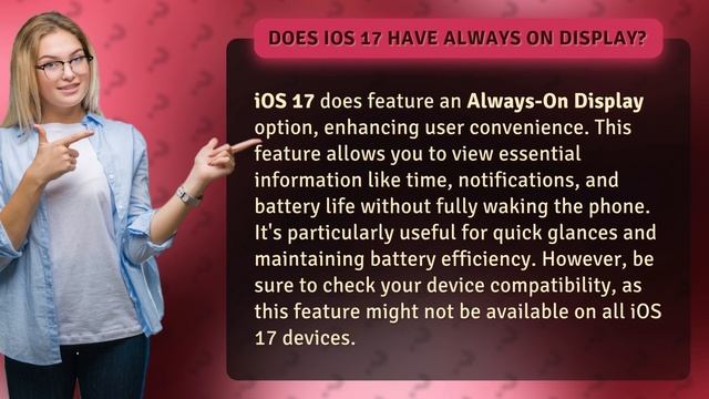 Does iOS 17 have always on display? смотреть онлайн