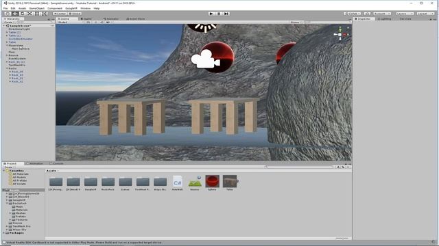 Virtual Reality for Android Phone using Unity3d and google cardboard Tutorial 4 of 4 смотреть онлайн