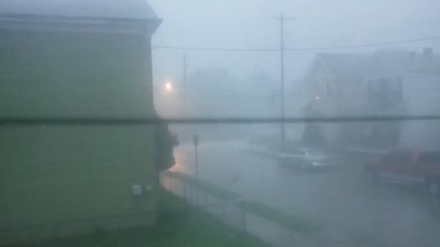 (massive Storm ) I Can Barely See Out My Window ( Must Watch )