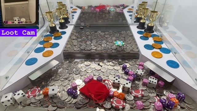 Dicey Coin Wall Inside a Coin Pusher! GIVEAWAY! Ep 101 смотреть онлайн