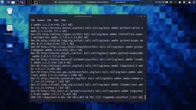 CARA INSTALL OFFICE DI KALI LINUX смотреть онлайн