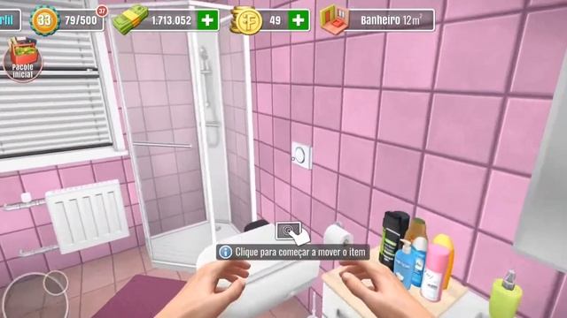 Decoração "Casa Rosa" - House Flipper Android. смотреть онлайн