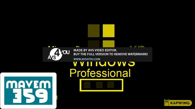 Microsoft Windows XP Professional Startup in Yellow Out смотреть онлайн