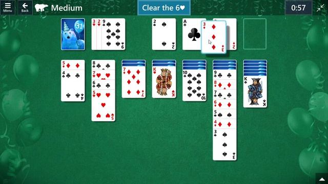 Solitaire Celebrates 31 Years | Star Club | Klondike #14 Medium - Clear the 6♥ from the board смотреть онлайн