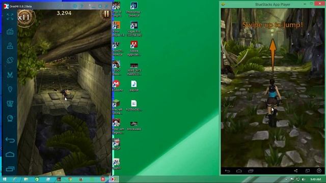 BlueStacks VS Droid4X смотреть онлайн
