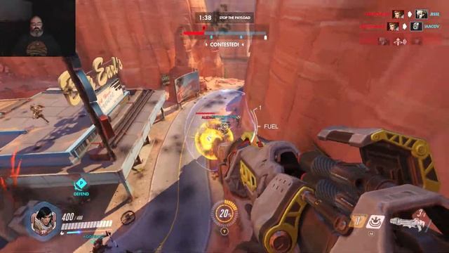 Overwatch ROUTE 66 TOTAL MAYHEM 6v6 1080p 144hz GoPro смотреть онлайн