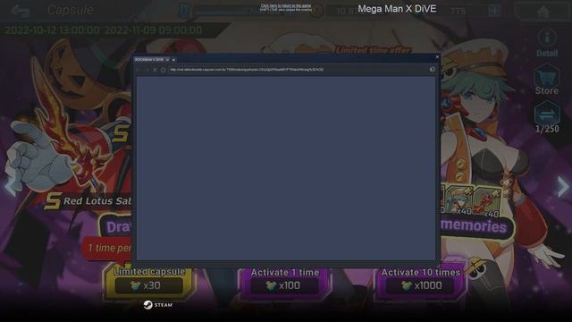 Megaman X Dive 2nd Anniversary Lucky Capsule 2 смотреть онлайн