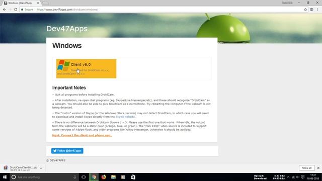 How to Download and Install Droid Cam for PC смотреть онлайн