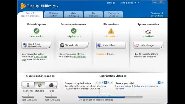 Review : Tuneup Utilities 2012 Business Edition смотреть онлайн