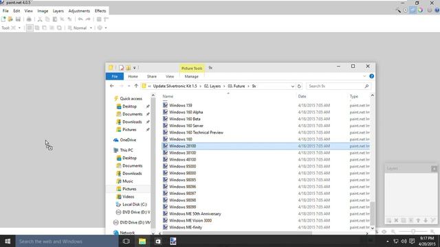 Windows 10 Build 10064 (Technical Preview) Paint.net and Photos in Special Update Silvertronic v1.5 смотреть онлайн